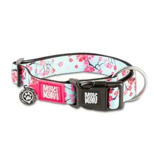 Нашийник для собак Max & Molly Smart ID Collar Cherry Bloom з принтом Вишневе цвітіння, L