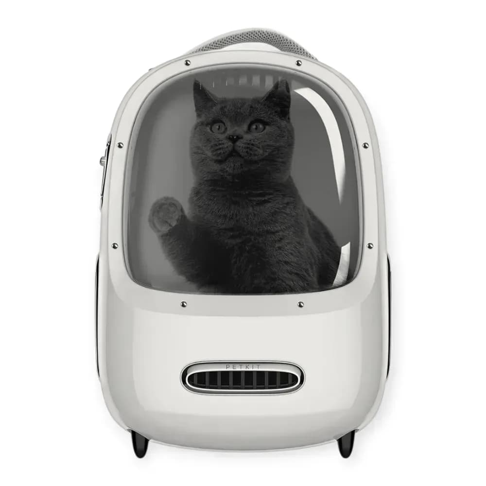 Рюкзак-переноска для кошек и собак весом до 8 кг. Petkit Breezy2 Smart Cat Carrier Green