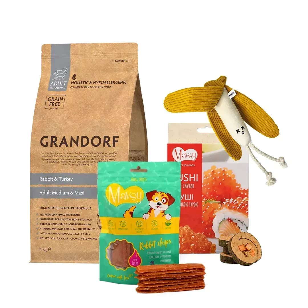 Новорічний бокс Grandorf Classic для собак середніх та великих порід