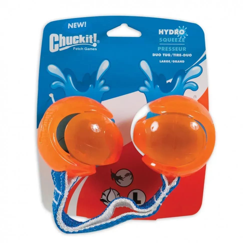 Chuckit! Hydrosqueeze Duo Tug Large - Гідравлічний буксир для гри з собаками