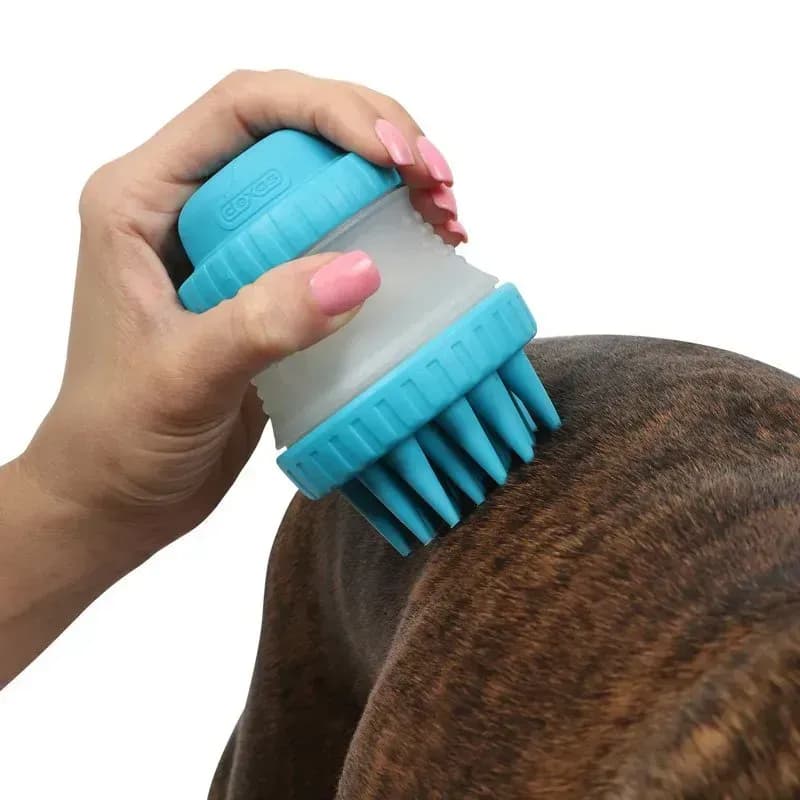 DEXAS ScrubBuster - Масажна щітка для шампуню, Сіра